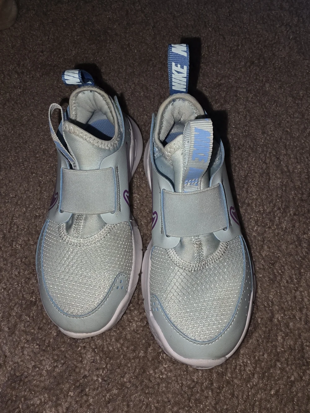 Nike Kids' Light Blue Slip-On Athletic Shoes